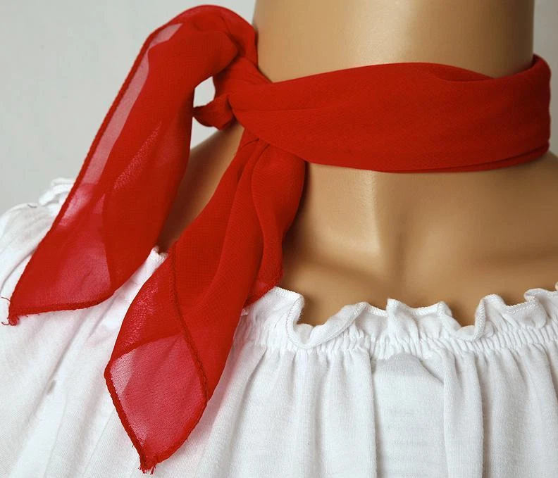 5 Pc RED 50's Poodle Skirt Outfit Size XL/3X Waist: 40"-55" Length 25" - Image 2 of 4