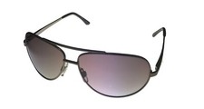 Ellen Tracy Womens Sunglass ET 518 1 Metal Aviator Gunmetal Gray