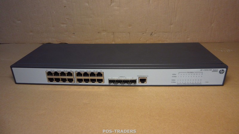HP JE005A 1910-16G Smart Managed 16-Port Gigabit Switch + 4x SFP - NO RACK MOUNT