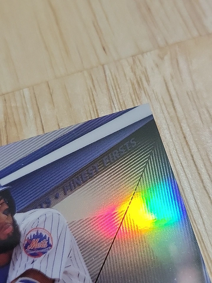 2018 Topps Finest AMED ROSARIO Refractor Autograph #FFA-AR Rookie RC Auto SP - Image 3 of 4