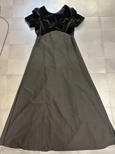 SOUTHEASTERN PERFORMANCE APPAREL WOMENS BLACK CHORUS DRESS SIZE 8