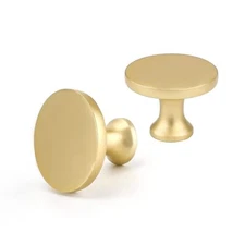 10Pack Gold Knobs for Dresser Gold Cabinet Knobs Matte Gold Drawer Knobs Brus...