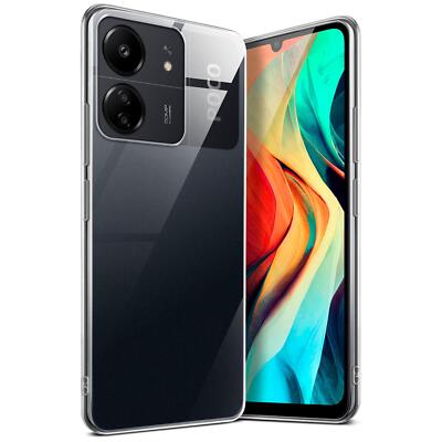 Hülle für Xiaomi Redmi 13C / Poco C65 Schutzhülle Silikon Case Cover Transparent