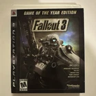 Fallout 3 Game of the Year Edition Bethesda PS3 Manual Included