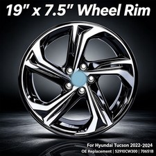 For Hyundai Tucson 2022-2024 19x7.5 Replacement Wheel Rim 52910cw300 70651b