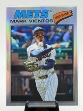 MARK VIENTOS 2026 TOPPS HERITAGE CHROME REFRACTOR METS 