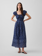 NEW - GAP, Voile Smocked Waist Maxi Dress - SALE OFF