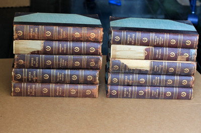 THE WORKS OF RUDYARD KIPLING, 10 Volumes, Edinburgh De Luxe Limited Ed 1909, hc