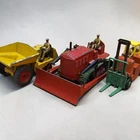 Job Lot Vintage Dinky Toys Mecano  561 Bulldozer, 562 Dumper, 401 Forklift Parts