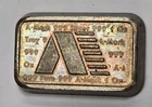 Vintage 1981 A-Mark U.S.V.I. Ingot Co. 1 Oz .999 Silver Kit-Kat Bar SKUMD21