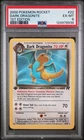 2000 POKEMON ROCKET 1ST ED #22 DARK DRAGONITE PSA 6