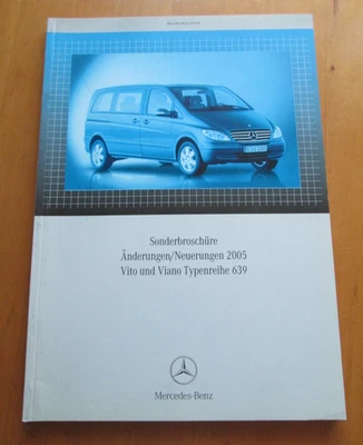 Handbuch Mercedes  Viano + Vito    BM 639   Sonderbroschüre Neuerungen 2005 - Bild 1 von 4