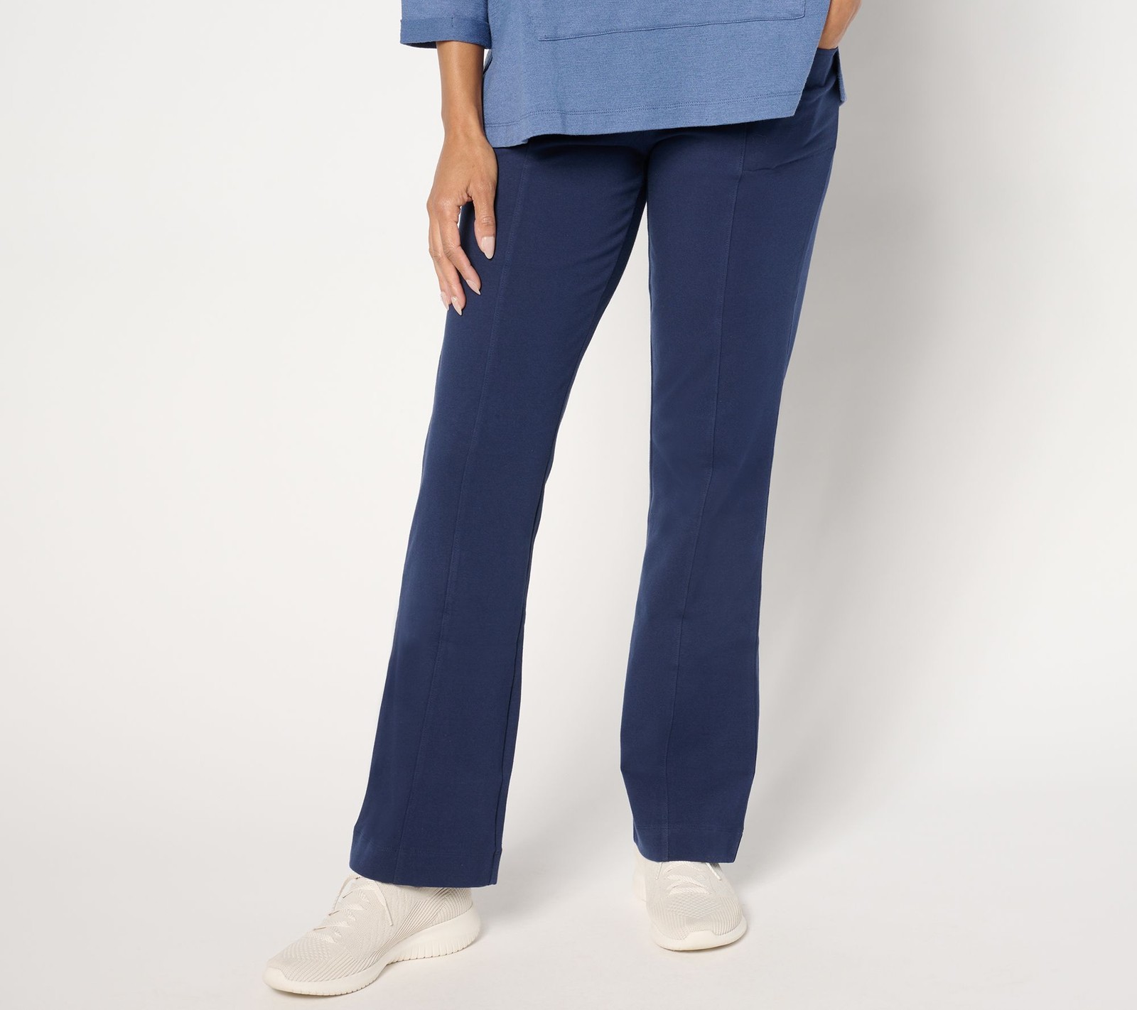 Denim & Co. Women's Pants Sz 2XS (XXS) Duo Stretch Regular Any Day Blue A673265