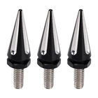 3x Black Spike Windshield Bolts For Street Glide Electra Glide Touring '96-'13
