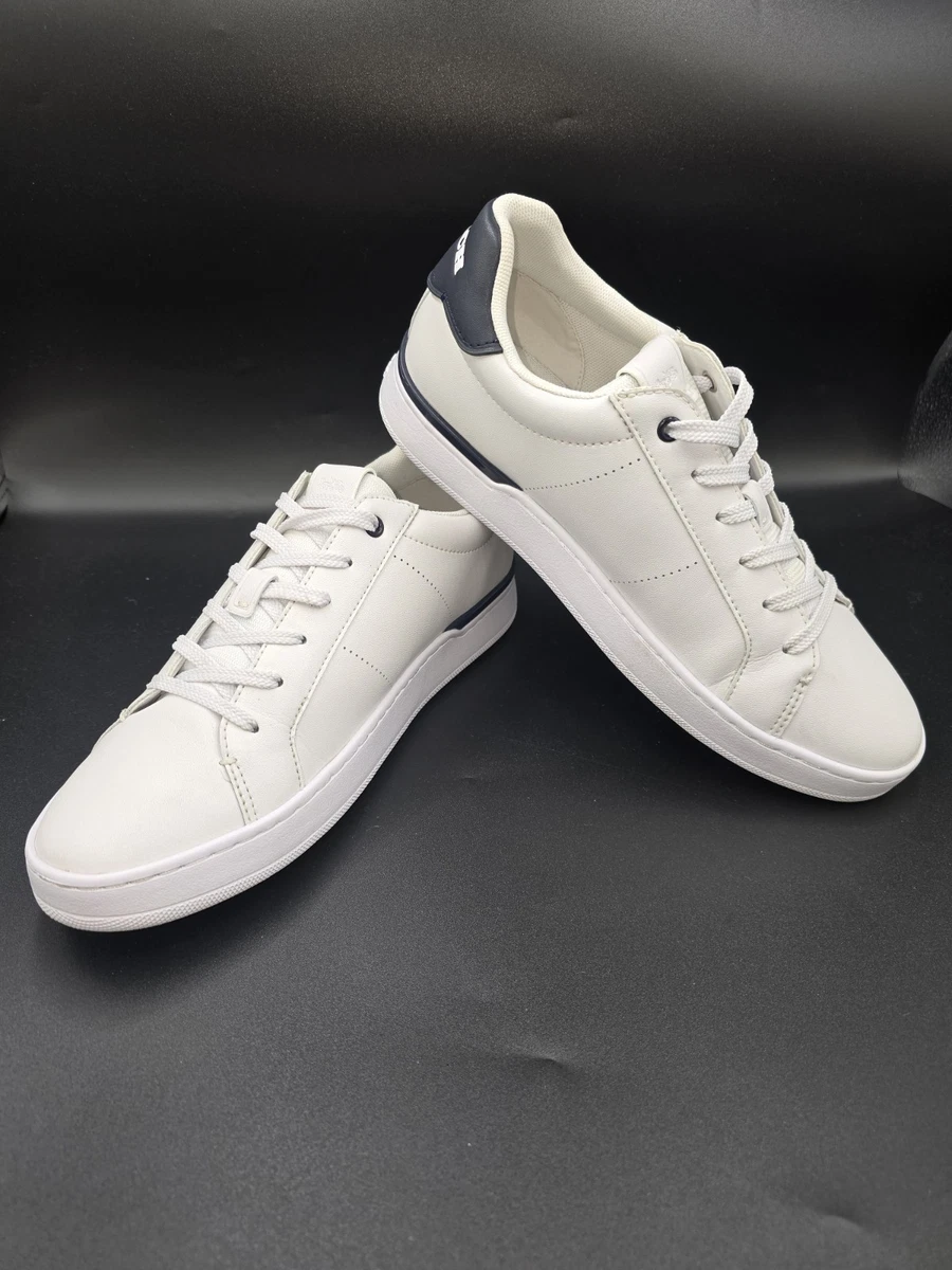 COACH アイボリー スニーカー Coach Leather Upper Blue Athletic Shoes for Women for sale | eBay