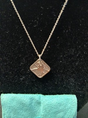 Beautiful Tiffany Sterling Silver Nike Sf marathon woman pendant