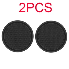 2Pcs Car Cup Holder Coaster Non-Slip Insert Mat Pad for Car Interior Accessories