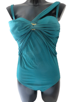 Neu ° Opera Chicer Badeanzug Gr 42 D-Cup Mit BüGel GrüN Damen Bademode Einteiler