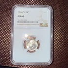 1946 S 10C Silver Roosevelt Dime NGC Certified MS 65
