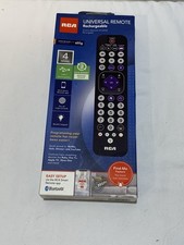 RCA RCTB4GB Universal Rechargeable Remote Control New