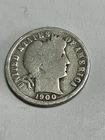 1900 O Barber Silver Dime Good