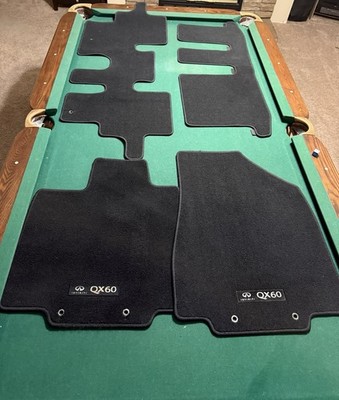 14-22 Infiniti QX60 OEM / Factory Carpet Mats Set Of 3 Sections