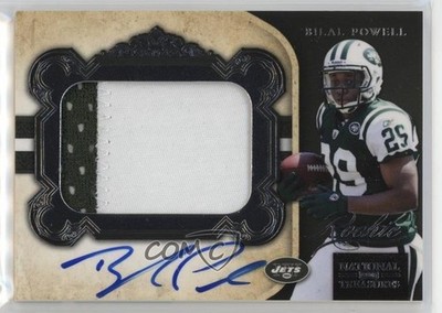 2011 Playoff National Treasures 86/99 Bilal Powell RPA Rookie Patch Auto RC j4h