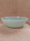 Vintage Fire King Turquoise Blue 8” Vegetable / Serving Bowl 50s/60s USA