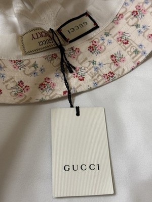 Gucci Liberty Pink Floral Print Bucket Hat Size M | eBay display picture 2