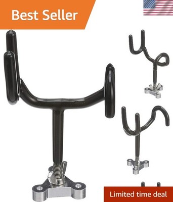 Sure Grip Steel Rod Holder with 5 Degree Angle - Durable and Lightweight Design
