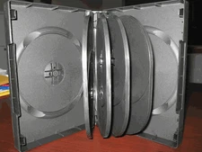 20 NEW HIGH QUALITY 33MM MULTI-10 DVD CASES, BLACK, SF004SLIM FREE SHIPPING