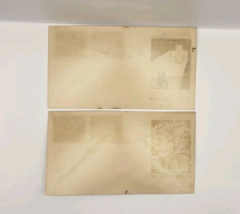 Филиппины 1955 Золотой юбилей Красный Крест первый день обложка. Лот из 2. неиспользованный. - Изображение 2 из 3