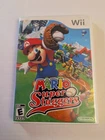 Mario Super Sluggers (Nintendo Wii, 2008) With Box No Manual Tested Working
