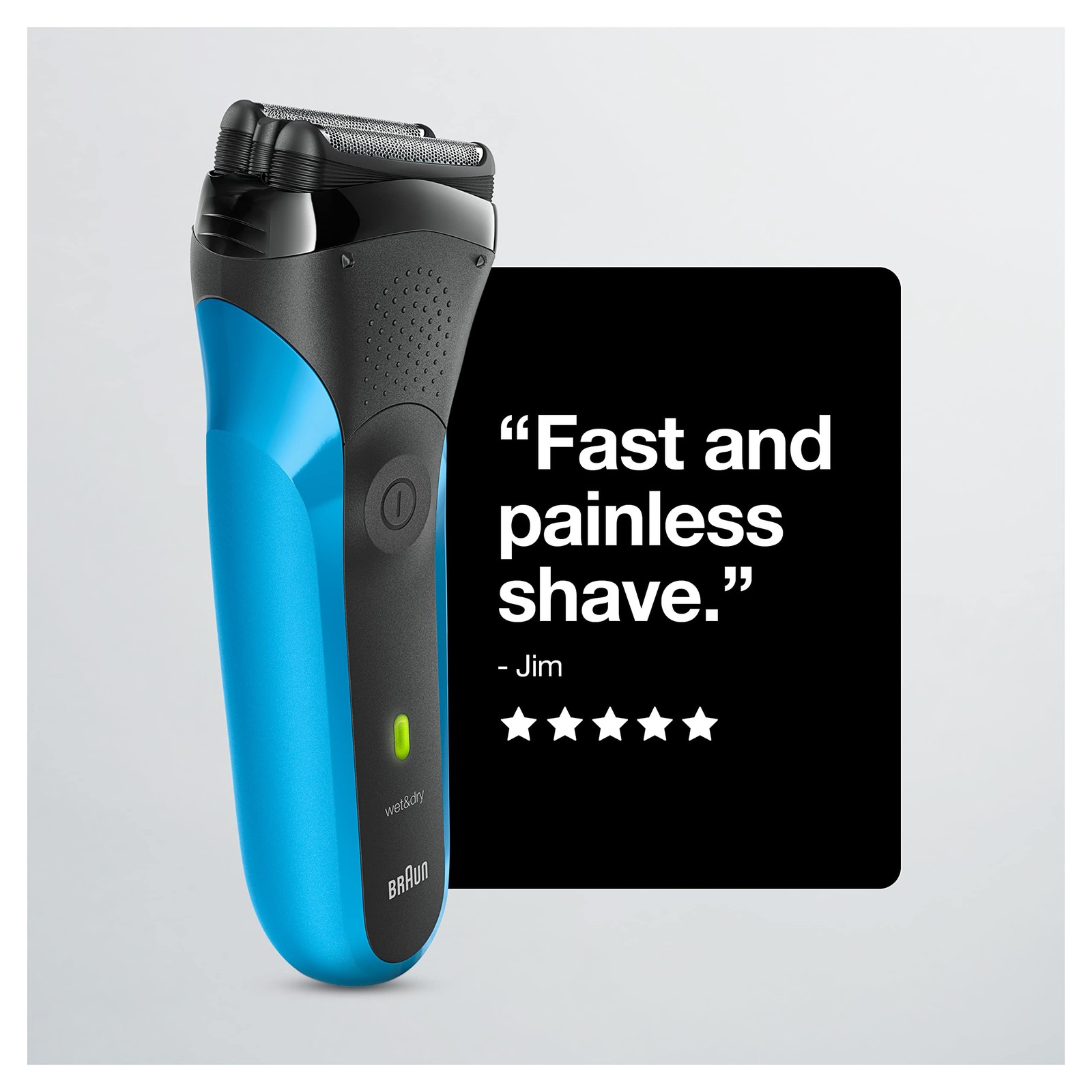 Braun Electric Razor, Series 3 310s Foil Shaver, Rechargeable, Black