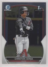 2023 Bowman Chrome Prospects Christian Cerda #BCP-56 4k8