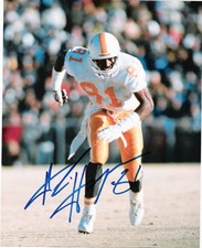 Alvin Harper signed Tennessee Volunteers 8x10 Photo #81 - Harper/GTSM Hologram