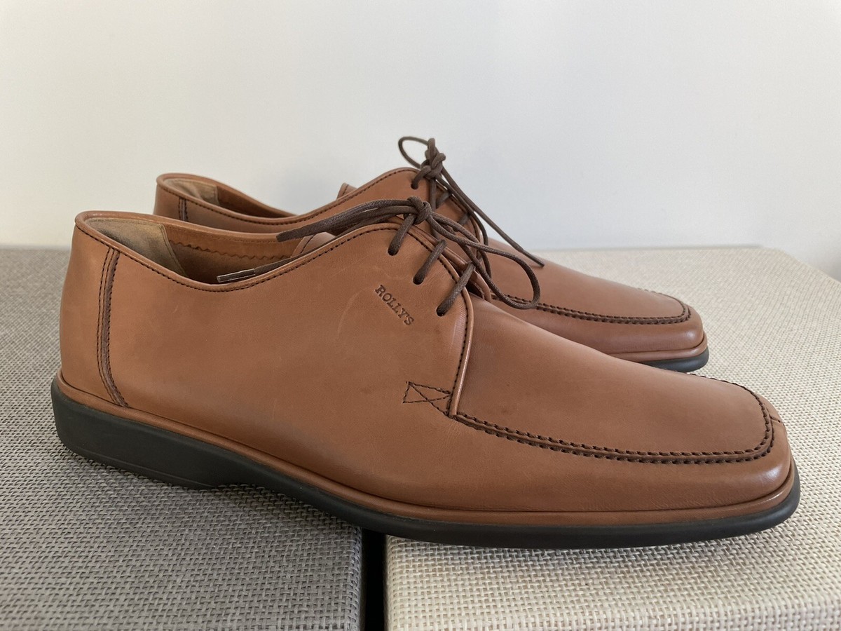 Mens Rolly's Leather Shoes/Brand New/Size 42/Italy