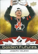 2020-21 Upper Deck Team Canada Juniors JOSEPH VELENO Golden Futures #GF-17