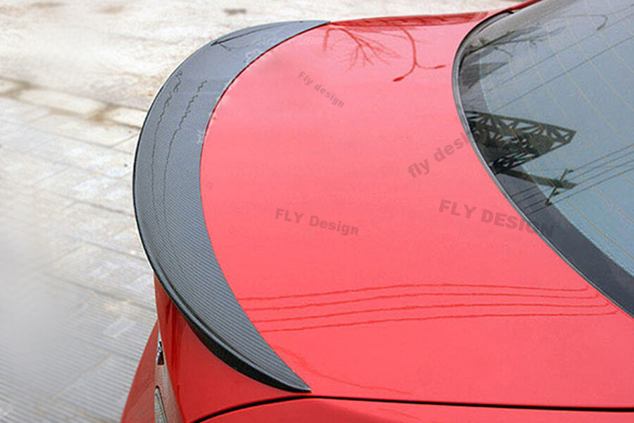 Suitable for BMW E90, P-Style Spoiler Carbon Rear Wing Flap Splitter Trunk