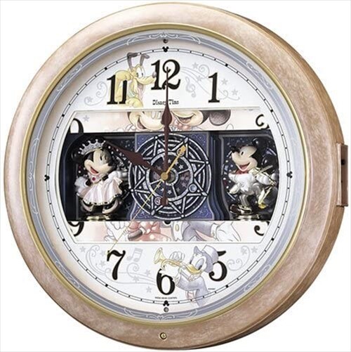 Limited Period Seiko Mechanism Clock Fw561A Disney FS