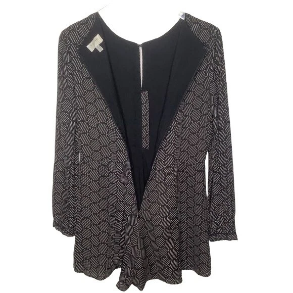 Детский комбинезон Anthropologie Harlyn Honeycomb Black Crepe с длинным рукавом размер Small - Изображение 3 из 4