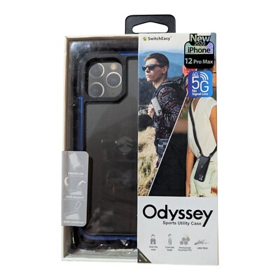 Q9. SwitchEasy Odyssey Utility Case For Apple iPhone 12 Pro Max - Blue/Black