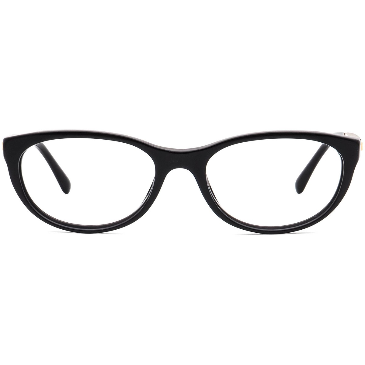 Chanel Eyeglasses 3268-Q c.501 Polished Black Semi Cat Eye Frame