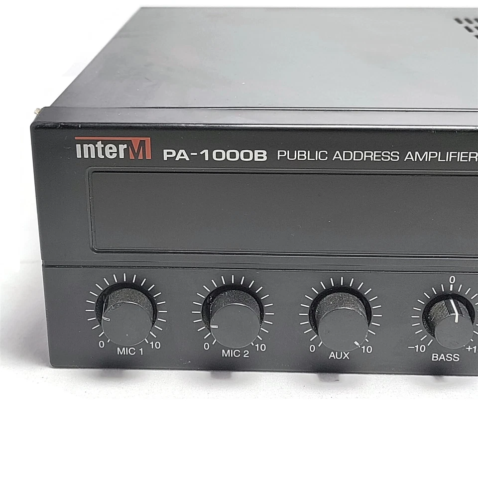 InterM PA-1000B Public Address Amplifier. 230 Volts 30 Watts RMS - Image 2 of 4