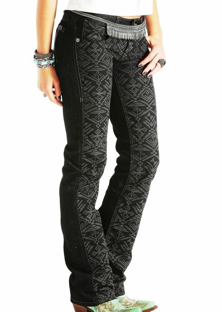 Cruel Girl Denim Abby Jeans Black Regular Long VCB43654072 7, 9, 11, 13 Aztec