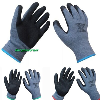 Arbeitshandschuhe (D3) Ultimativer Schutz Hand Sicherheitshandschuh Latexbeschichtet Gartenarbeit