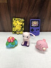Lot Of 5 Vintage Burger King Pok mon Toys Mewtew, Ivysaur, Chansey