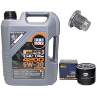 MotoröL Set 5W-30 5 Liter + ÖLfilter + Schraube FüR Dacia Mercedes A-Klasse