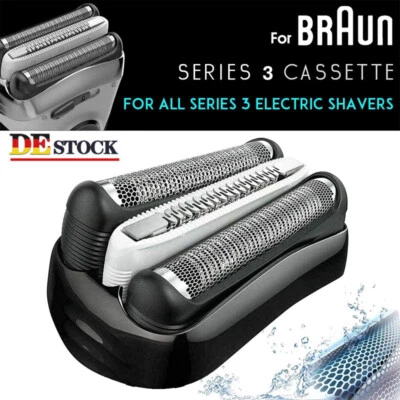 BEDEE Rasierer Kassette Scherkopf Für Braun 3S 3CC Series 3020S 3030S 3040S 3080S