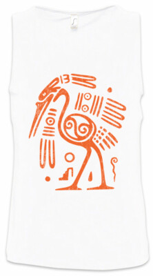 Aztec Ibis Herren Tank Top Bird Aztecs Empire Tattoo American Indians Tribe Sign